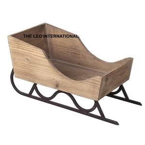 Trineo de Navidad con forma única de Metal de hierro, estilo elegante, hecho a mano, superventas, trineo de Navidad de la más alta calidad - Product Image 4