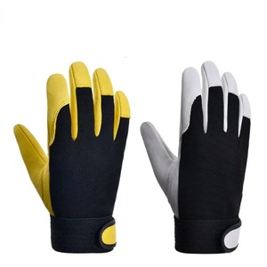 Gants de travail d'hiver unisexes en peau de mouton douce avec fermeture magnétique, manches longues, pour chauffeur, chasse, ferme, jardin, soudage, protection de sécurité - Product Image 3