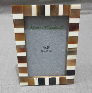 Marco de Fotos de Excelente Calidad con Cuerno de Búfalo y Hueso, Marco para Cuadros de Fabricante Indio, Recién Llegado - Product Image 1
