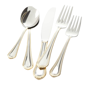 Ensemble de couverts en acier inoxydable plaqué argent ensemble de couverts de haute qualité argenterie pour fête de mariage et usage domestique - Product Image 5