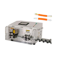 Sinrad SR-70JC 70MM Quadratische Elektronische Kabelschneid- und Abisoliermaschine mit Touchpanel, SPS, 12-Rad-Antrieb, 800W, Halbautomatisch/Automatisch