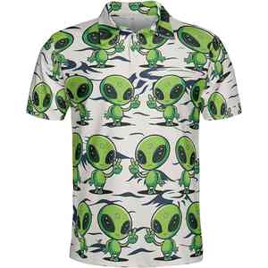 Polo de Golf Ajustado para Hombre, Logotipo Personalizado, Sublimación, Rendimiento, Fitness, Ropa Deportiva con Cuello - Product Image 1