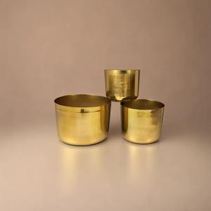 <b>Small</b> and Large Iron Flower <b>Pots</b> & Planters Set S/3 Metal Planter for Garden Supplies Durable - Product Image 3