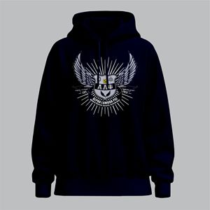 Alpha Lambda PSI เสื้อฮู้ดแขนยาวสำหรับผู้หญิงเสื้อฮู้ดสตรีทคุณภาพสูงปักโลโก้ด้านหน้าไหล่ตกสำหรับฤดูหนาว - Product Image 1