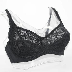 Soutien-gorge sans armature push-up en tissu écologique respirant et sans couture pour femmes, style français, en spandex/nylon, sous-vêtements de sport - Product Image 1