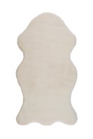 Tapis en microfibre de qualité supérieure, durable, fait main, en peluche de lapin crème, anti-allergique, antidérapant, lavable en machine, vente en gros
