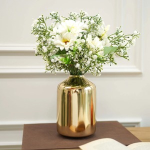 Luxury designer metal <b>vase</b> for wedding event hotel lobby and classy interior decoration - Product Image 3