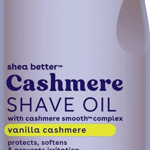 Aceite de Afeitar EOS Vanilla Cashmere 6oz, Aceite Hidratante para Afeitar con Manteca de Karité, Alivio para Irritaciones por Afeitado, Cuidado Vegano para la Piel, Afeitado Suave, Venta al por Mayor - Product Image 1