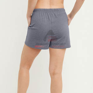 <b>Women's</b> 100% Cotton <b>Shorts</b> Lightweight Stretch Fabric Elasticated High Waist Breathable <b>White</b> Color - Product Image 4