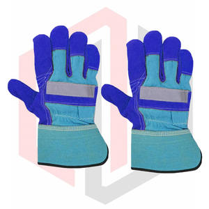 OEM Cow Split <b>Leather</b> Safety <b>Gloves</b> General Purpose <b>Garden</b> Work and Welding <b>Glove</b> - Product Image 4