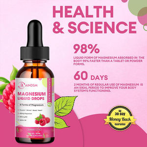 Best-Selling Adult Oral <b>Liquid</b> <b>Magnesium</b> Glycinate <b>Supplement</b> Natural Boost for Energy and Immune System Support - Product Image 4