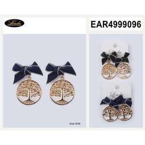 Boucles d'oreilles en bois triangulaires L Fashion, design géométrique, bijoux unisexes tendance, fabriquées en Chine - Product Image 3