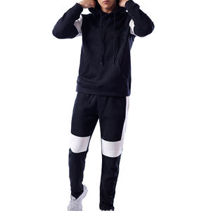 2025 Ensemble de survêtements de sport pour hommes en polyester de luxe avec logo personnalisé Joggers imprimés Sports d'hiver OEM Vente en gros sur mesure - Product Image 5
