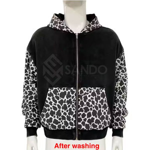 2025เสื้อฮู้ดแบบสวมหัวสำหรับผู้หญิงเสื้อฮู้ดแฟชั่นดีไซน์ใหม่ทนทานพิมพ์ลาย - Product Image 5