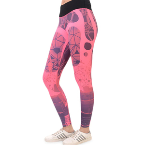 2025 personnalisé taille haute dames Leggings nouveau Design Sublimation impression pour entraînement/tenue décontracté haute qualité Yoga Leggings - Product Image 5