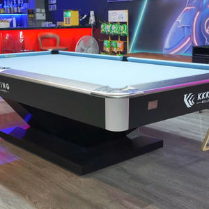 Mesa de billar de pizarra de estilo de lujo hecha a mano personalizada construcción duradera para compradores mayoristas internacionales - Product Image 1