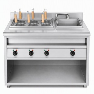 Cuiseur à nouilles électrique commercial avec marmite à soupe, sur pied, 8 kW, pour les restaurants de ramen et d'udon - Product Image 1