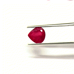 Natural Bangkok Ruby Calibrated Hearts Gemstones AAA Grade 3mm-10mm <b>Red</b> Color Brilliant Cut Marquise Certified GIA Loose <b>Beads</b> - Product Image 2