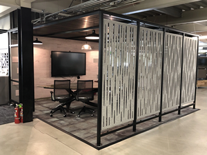 Panel Acústico Decorativo, Biombo Colgante <span class=keywords><strong>para</strong></span> Espacios Interiores Modernos, Separador de Ambientes - Product Image 6