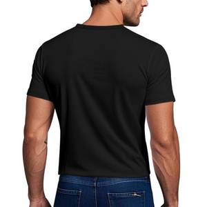 Camiseta de verano 260GSM para hombre, Camisetas básicas holgadas de manga corta a la moda coreana, camisetas sólidas, camiseta de gran tamaño Unisex - Product Image 4