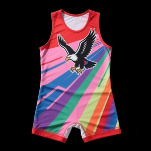 Singlet de Lucha Libre sin Mangas para Hombre, de Secado Rápido, Duradero y Elástico, Ropa Deportiva - Product Image 3