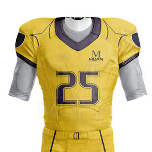 Uniforme de fútbol americano de diseño personalizado de alta calidad más vendido para adultos jóvenes Unisex estampado ropa de práctica conjuntos transpirables - Product Image 4