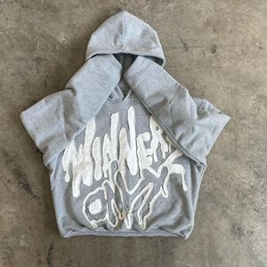 Sweat-shirts pour hommes en coton 100% lourd, coupe ample, respirants, à séchage rapide, avec poches, impression de logo personnalisée, sweats à capuche - Product Image 2