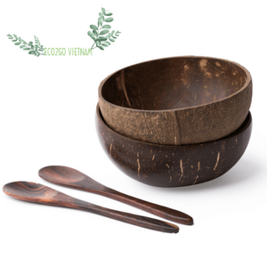 Vente en gros 100% bol en coquille de noix de coco polie naturelle technique personnalisée unique approvisionnement direct du Vietnam - Product Image 1