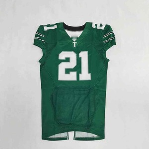 Camiseta de fútbol americano cosida de equipo de malla con logotipo personalizado sublimado para hombre de alta calidad al por mayor - Product Image 1