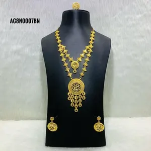 designer gold plated necklace set online design fashion jewellery all type Buy Long Jewellery online in India