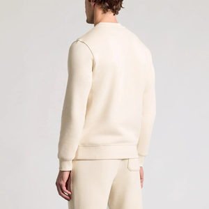 Ensemble de survêtement pour homme, sweat-shirt à col rond pour homme, pantalon de sport, polyester et coton, design personnalisable, couleur de haute qualité - Product Image 5