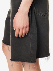 Mejores Shorts de Mezclilla para Hombre y Mujer, Estilo Casual, Negros, de Talle Alto, Pierna Curva, Ajuste Holgado, Cintura Anti-Humedad, Transpirables - Product Image 3