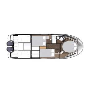 Jeanneau Merry Fisher 1095 Fly S2 - Entièrement équipé, yacht à essence de 34 pieds 3 pouces avec fonctionnalités réglables et ensemble salle à manger - Product Image 6