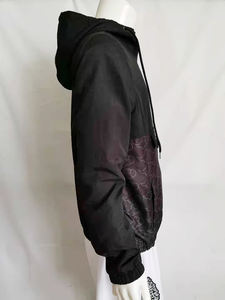 Chaqueta cortavientos impermeable con cremallera de cuarto de nailon para hombre, OEM diseño personalizado de fábrica, venta al por mayor, pedido a granel, ropa deportiva de invierno de marca - Product Image 4