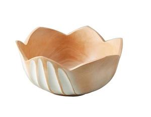 Bandeja de madera de coco Punchout de dos tonos hecha a mano, tenedor y cuchara de madera, juego de cubiertos para cocina, fiesta de boda, servicio de comida - Product Image 1