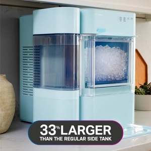 Máquina de hielo en cubitos Opal 2.0 XL para encimera, tanque de 1 galón, hielo masticable, conectividad Wi-Fi inteligente, 38 lb/24 horas, azul piedra lunar - Product Image 3