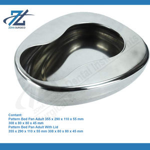 Bassin de lit médical personnalisé de haute qualité pour adulte, avec et sans couvercle, usage chirurgical, réutilisable, certifié CE, Zoha Surgico ZS-0864 - Product Image 2