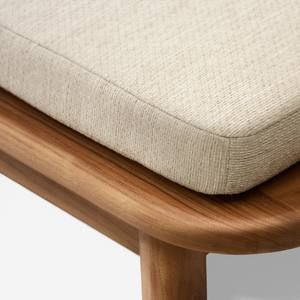 Chaise longue en teck moderne pour l'extérieur avec dossier réglable et coussin, idéale pour les piscines, les complexes hôteliers et les jardins - Product Image 4