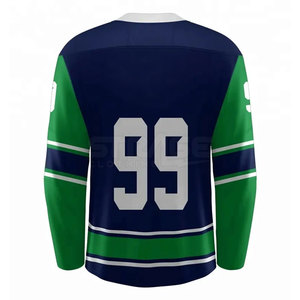 Maillot de hockey sur glace de dernière génération, logo et design personnalisés, 100% polyester, écologique, fabriqué au Pakistan - Product Image 2