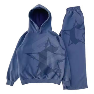 Venta al por mayor de material de diseño de su propio deporte Jogging Suit hombres transpirable Fitness Workout Jogging suit - Product Image 1