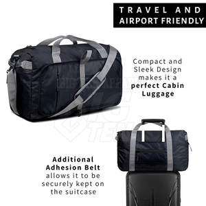 Sac de voyage durable conçu pour les voyages, la salle de sport, l'entraînement sportif et le transport quotidien, offrant un rangement et une manipulation confortables - Product Image 4