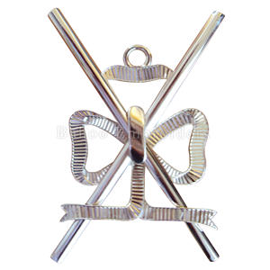 Collar de Oficiales Masónicos con Joya Dorada, Diseño Personalizable de Primera Calidad, Prendas de Regalia Masónica - Product Image 1