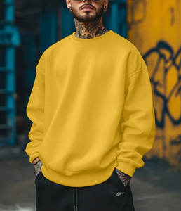 OEM de haute qualité 480 GSM 100% coton sweat-shirt lourd pour hommes personnalisé surdimensionné goutte épaule bas quantité minimale de commande-prix du Bangladesh - Product Image 3