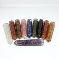 Bâton de massage en agate orgonite JILANI pour grossistes – Pierre précieuse de haute qualité, lisse, pour la guérison énergétique, style amour, Feng Shui