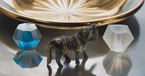 Antique Small Brass Standing Horse Sculpture Creative Tableware Showpiece for Home Decor Vastu Statue Running Horse Desk - Product Image 2