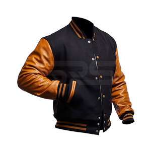 Latest Wholesale Windproof <b>Waterproof</b> Formal Canvas Men Wool/Polyester Sleeve Camouflage Letterman Jacket Front Logo Spring Best - Product Image 3