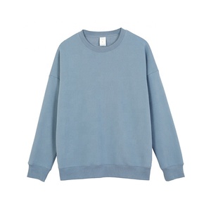 2025 nueva llegada personalizada algodón en blanco 360G Polar Fleece sudadera manga larga de gran tamaño Sudadera con capucha cuello redondo tela francesa invierno - Product Image 1