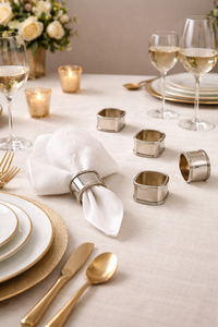 Accesorios para mesas de comedor de hotel, anillos para servilletas de mesa de restaurante, accesorios de vajilla para hostelería, proveedor de anillos para servilletas de metal OEM - Product Image 4