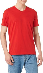 Caliente de alta calidad de impresión personalizada 100% algodón hombres camisetas de manga corta con cuello en V camiseta lisa para hombres transpirable - Product Image 4