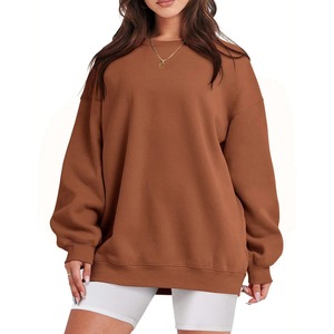 เสื้อกันหนาวแบบสวมหัวมีฮู้ดสำหรับผู้หญิงคอกลมทรงหลวมลำลองสำหรับฤดูใบไม้ร่วงและฤดูหนาว - Product Image 2